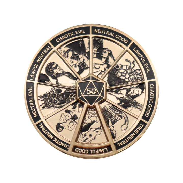 Dungeons & Dragons 24k vergulde uitlijning speld badge in de groep SPORT, VRIJE TIJD & HOBBY / Leuke dingen / Verzamelobjecten bij TP E-commerce Nordic AB (D20544)