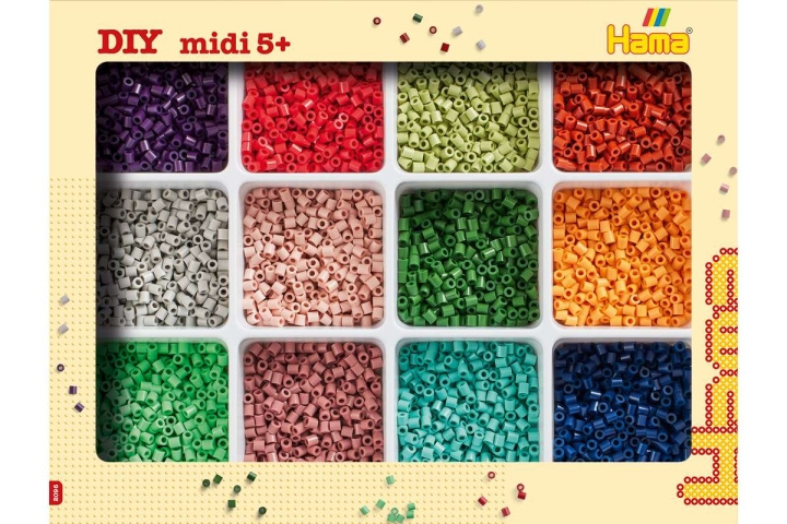 Hama Midi kralen en opbergmogelijkheden, nieuw 2025 - (382096) in de groep SPORT, VRIJE TIJD & HOBBY / Hobby / Kralen bij TP E-commerce Nordic AB (D20549)