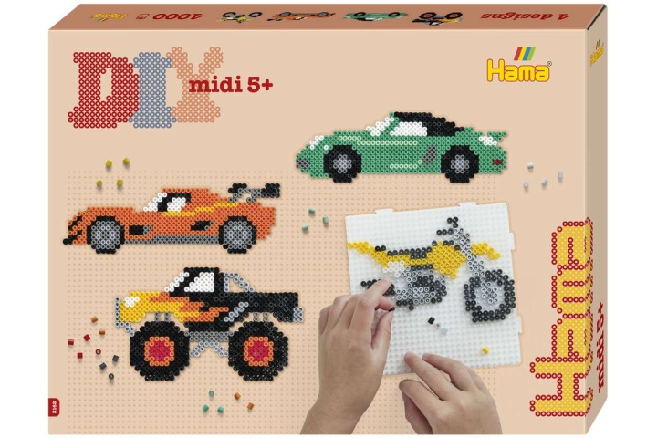 Hama Midi geschenkdoos auto\'s - (383162) in de groep SPEELGOED, KINDER- & BABYPRODUCTEN / Speelgoed / Ambachten bij TP E-commerce Nordic AB (D20552)
