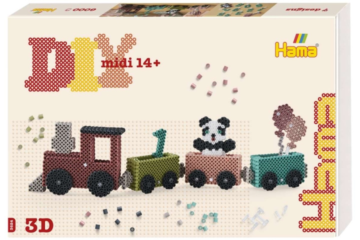 Hama Art Midi 3D Verjaardagstrein - (383624) in de groep SPEELGOED, KINDER- & BABYPRODUCTEN / Speelgoed / Speelgoedauto\'s bij TP E-commerce Nordic AB (D20553)