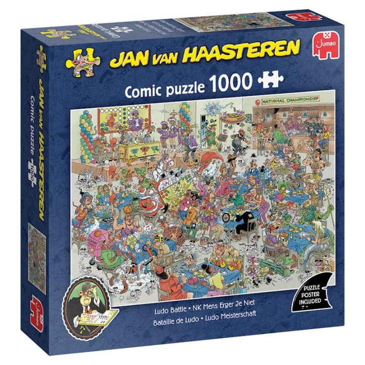 Jan van Haasteren Ludostrijd (1000 stukjes) (1110100482) in de groep SPORT, VRIJE TIJD & HOBBY / Hobby / Puzzel bij TP E-commerce Nordic AB (D20577)