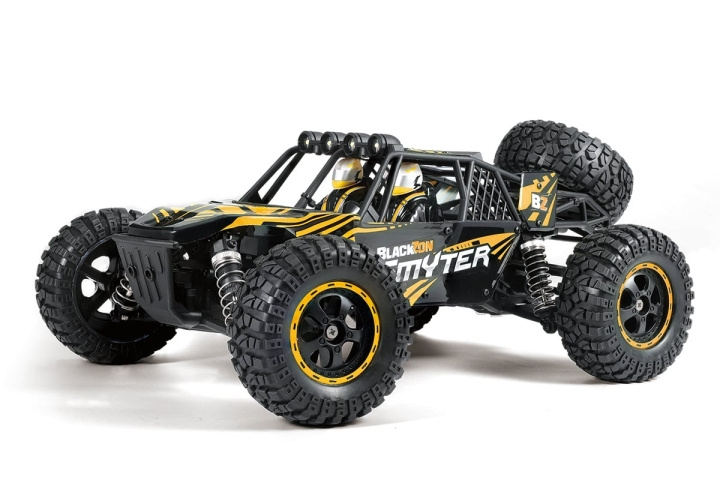 Blackzon Smyter DB 1/12 4WD Electric Desert Buggy - Geel (540227) in de groep SPEELGOED, KINDER- & BABYPRODUCTEN / Op afstand bestuurbaar / Afstand bestuurbare auto\'s bij TP E-commerce Nordic AB (D20604)
