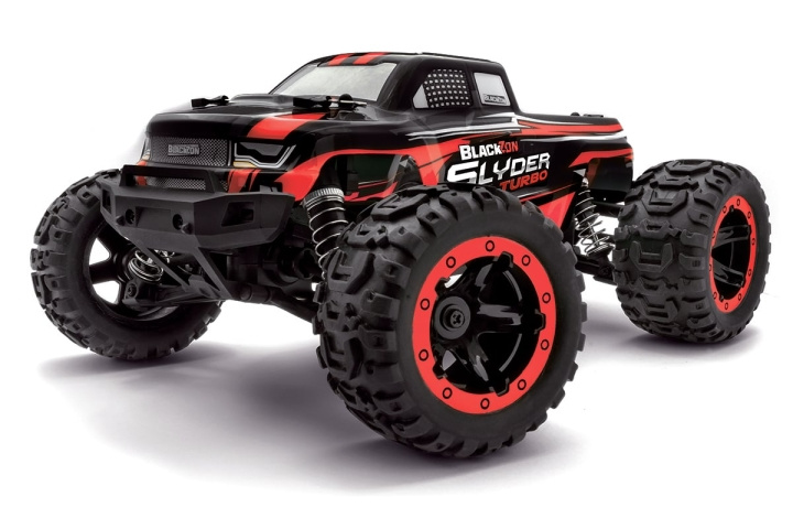 Blackzon Slyder MT Turbo 1/16 4WD 2S Brushless - Rood (540211) in de groep SPEELGOED, KINDER- & BABYPRODUCTEN / Op afstand bestuurbaar / Afstand bestuurbare auto\'s bij TP E-commerce Nordic AB (D20625)