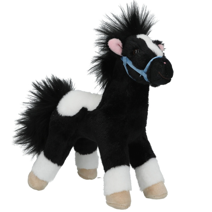 Miss Melody Pluche Paard Zwart Wit 18cm - (0413479) in de groep SPEELGOED, KINDER- & BABYPRODUCTEN / Babyspeelgoed / Knuffels bij TP E-commerce Nordic AB (D20635)