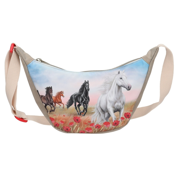 Miss Melody Kleine Halfmoon Schoudertas POPPY SAND - Beige in de groep SPEELGOED, KINDER- & BABYPRODUCTEN / Reizen / Kindertassen bij TP E-commerce Nordic AB (D20653)