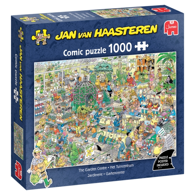 Jan van Haasteren Tuincentrum (1000 stukjes) (JUM9066) in de groep SPORT, VRIJE TIJD & HOBBY / Hobby / Puzzel bij TP E-commerce Nordic AB (D20667)