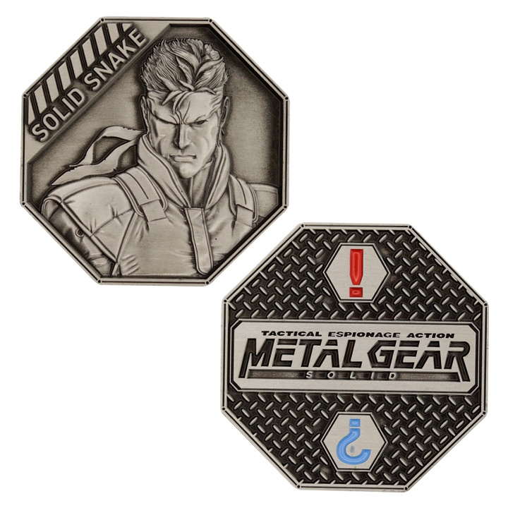 Fanatik Metal Gear Solid Limited Edition \'Solid Snake\' verzamelbare munt in de groep SPORT, VRIJE TIJD & HOBBY / Leuke dingen / Verzamelobjecten bij TP E-commerce Nordic AB (D20683)
