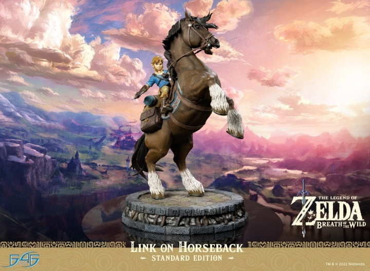 First4Figures The Legend Of Zelda: Breath Of The Wild (Link te paard) RESIN beeldje /Figuren in de groep SPORT, VRIJE TIJD & HOBBY / Leuke dingen / Verzamelobjecten bij TP E-commerce Nordic AB (D20685)