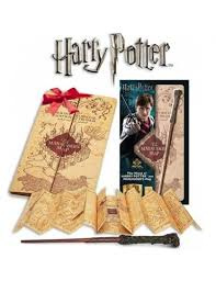 Noble Collection Harry Potter Toverstok en Marauders Kaart - Blisterverpakking in de groep SPORT, VRIJE TIJD & HOBBY / Leuke dingen / Verzamelobjecten bij TP E-commerce Nordic AB (D20711)