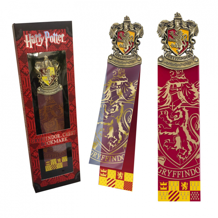 Noble Collection Harry Potter - Gryffondor Wapen Bladwijzer in de groep SPORT, VRIJE TIJD & HOBBY / Leuke dingen / Verzamelobjecten bij TP E-commerce Nordic AB (D20721)