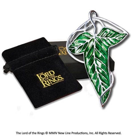 Noble Collection Replica - Blad van Lorien - broche - The Lord of the Rings in de groep SPORT, VRIJE TIJD & HOBBY / Leuke dingen / Verzamelobjecten bij TP E-commerce Nordic AB (D20732)