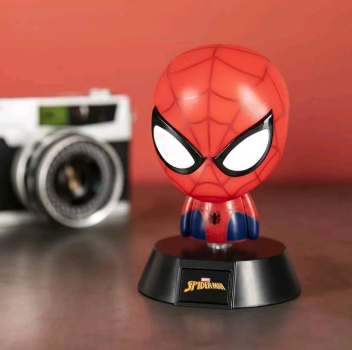 Paladone Spider-Man - Spiderman Icoon Licht (PP6120SPM) in de groep SPEELGOED, KINDER- & BABYPRODUCTEN / Kinderkamer / Babylampen / Tafellampen bij TP E-commerce Nordic AB (D20734)