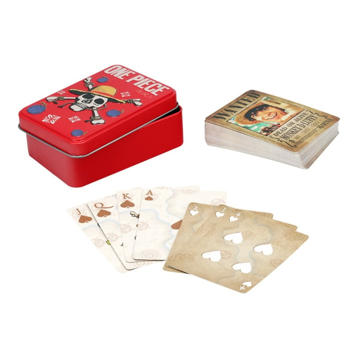 Paladone One Piece speelkaarten in blik in de groep SPEELGOED, KINDER- & BABYPRODUCTEN / Spelletje / Kaartspel bij TP E-commerce Nordic AB (D20736)