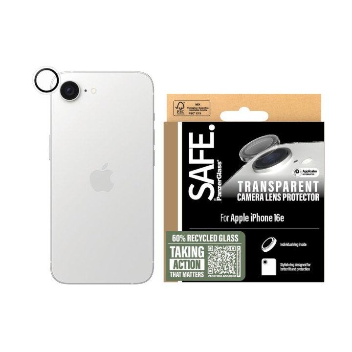 PanzerGlass SAFE by PanzerGlass - Camera Lensbescherming - iPhone 16e in de groep SMARTPHONE & TABLETS / Mobielbescherming / Apple / iPhone 16 bij TP E-commerce Nordic AB (D20752)