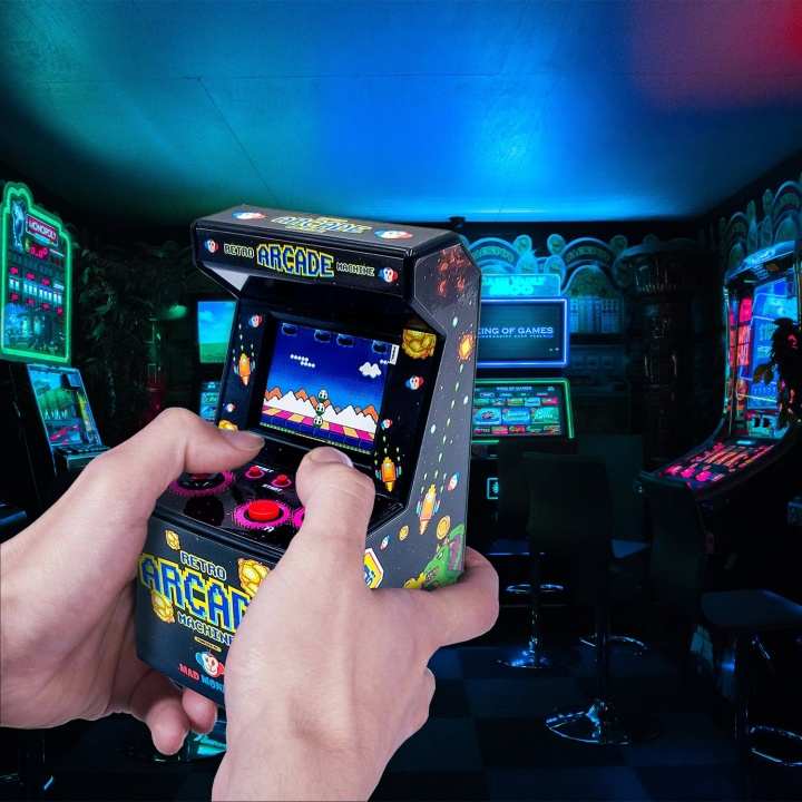 Mad Monkey Mad Monkey Retro Miniatuurautomaat in de groep HOME ELECTRONICS / Spelconsoles en accessoires / Overige games bij TP E-commerce Nordic AB (D20788)