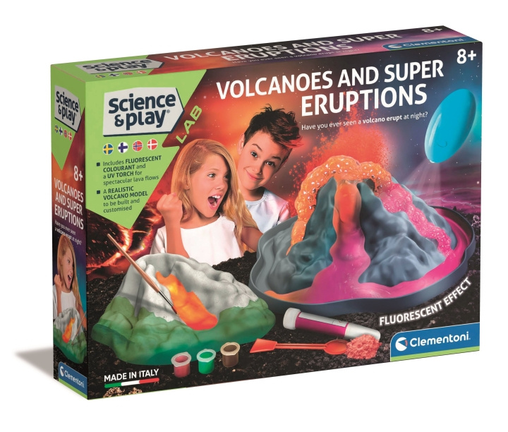 Clementoni Wetenschap & Spel - Vulkaan gloeit in het donker (78803) in de groep SPEELGOED, KINDER- & BABYPRODUCTEN / Speelgoed / Ambachten bij TP E-commerce Nordic AB (D20805)