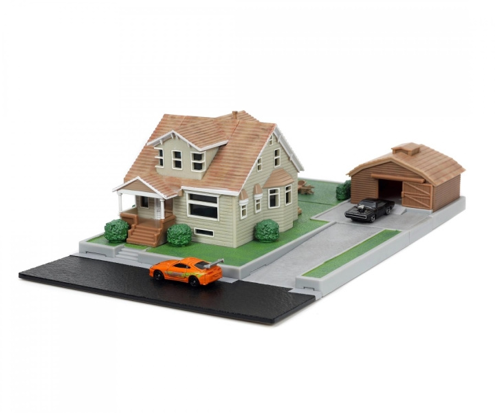 Jada Fast & Furious - Nano Dom\'s huis display diorama (253203081) in de groep SPEELGOED, KINDER- & BABYPRODUCTEN / Speelgoed / Speelset bij TP E-commerce Nordic AB (D20811)