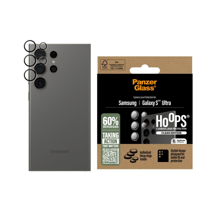 Panzer Glass - Hoops Lensbescherming P Galaxy S25 Ultra, transparant in de groep SMARTPHONE & TABLETS / Mobielbescherming / Samsung bij TP E-commerce Nordic AB (D20813)