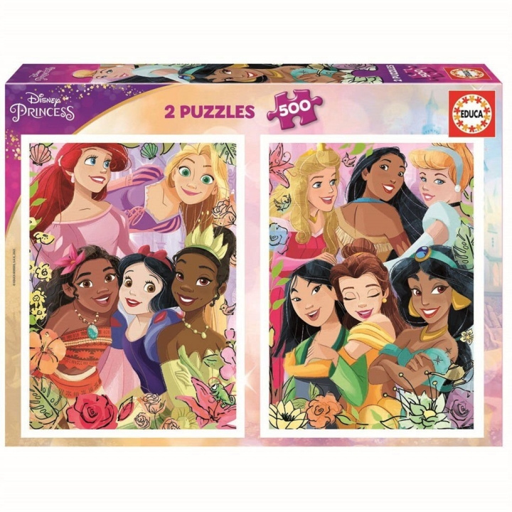 Educa Puzzel - 2x500 Disney Princess (80-19253) in de groep SPEELGOED, KINDER- & BABYPRODUCTEN / Speelgoed / Kinderpuzzel bij TP E-commerce Nordic AB (D20841)