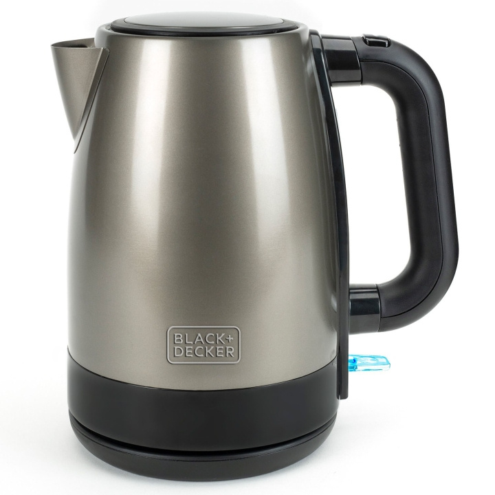 BLACK+DECKER Vattenkokare 2200W 1,7L Borstat Rostfritt Stål in de groep HUISHOUDEN & TUIN / Huishoudelijke apparaten / Water & Sap / Waterkokers bij TP E-commerce Nordic AB (D20873)