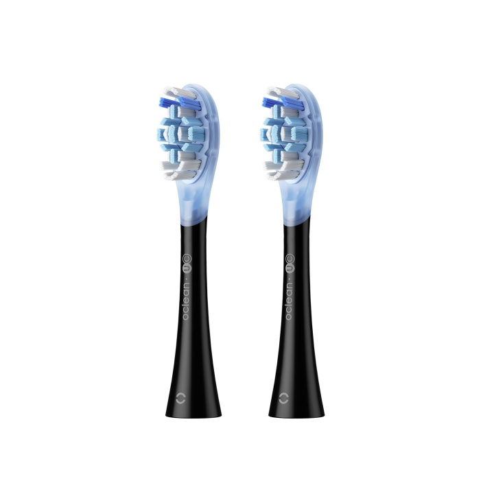 Oclean Borsthuvud Ultra Clean 2-Pack Svart in de groep BEAUTY & HEALTH / Mondverzorging / Elektrische tandenborstelaccessoires bij TP E-commerce Nordic AB (D20884)