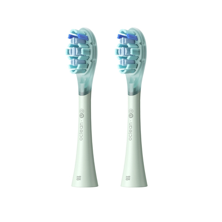 Oclean Borsthuvud Ultra Gum Care 2-Pack Grön in de groep BEAUTY & HEALTH / Mondverzorging / Elektrische tandenborstelaccessoires bij TP E-commerce Nordic AB (D20888)