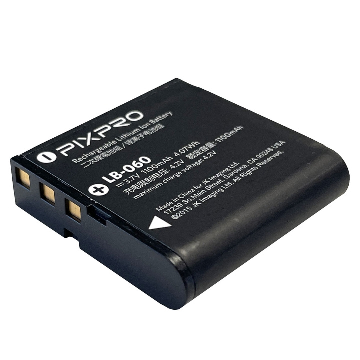 Kodak Batteri För Pixpro Az421/422/425/527/528 Lb-060 3.7/1 100mah in de groep HOME ELECTRONICS / Foto & Video / Fotoapparatuur / Overige bij TP E-commerce Nordic AB (D20892)