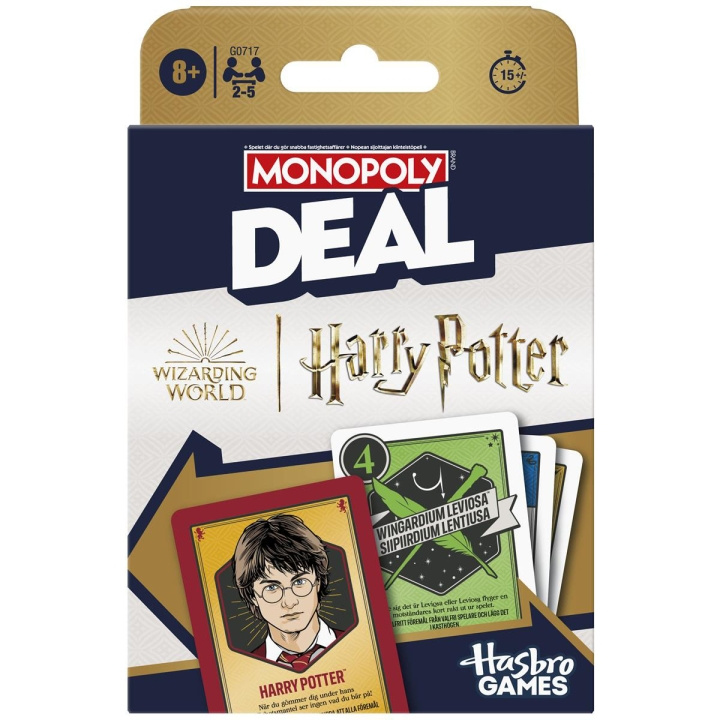 Hasbro MONOPOLY DEAL HARRY POTTER (SE/FI) in de groep SPEELGOED, KINDER- & BABYPRODUCTEN / Spelletje / Bordspellen bij TP E-commerce Nordic AB (D20909)