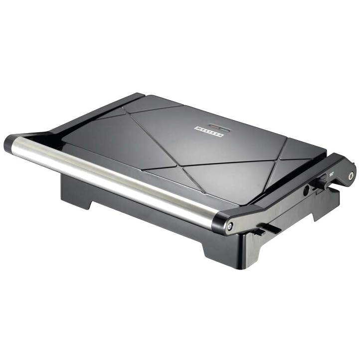 MELISSA Panini grill en contactgrill met antiaanbaklaag en oververhittingsbeveiliging 1000W Zwart in de groep HUISHOUDEN & TUIN / Huishoudelijke apparaten / Broodroosters & Broodgrills bij TP E-commerce Nordic AB (D20921)