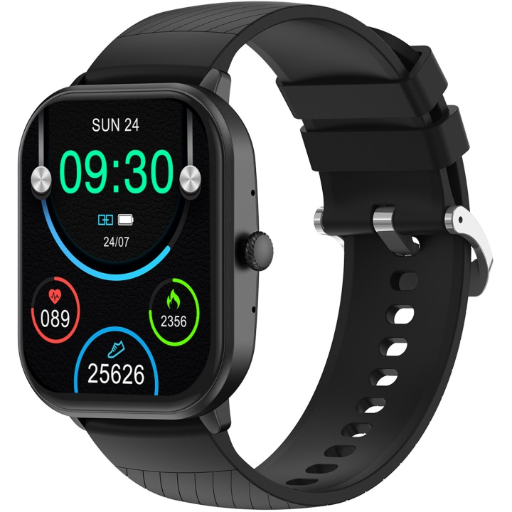 Denver SmartWatch SWC-187B Svart in de groep SPORT, VRIJE TIJD & HOBBY / Smartwatch & Activiteitsmeters / Activiteitsarmbanden bij TP E-commerce Nordic AB (D20976)