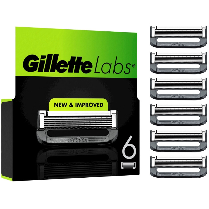 Gillette Rakblad Labs 6st in de groep BEAUTY & HEALTH / Haar & Styling / Scheren & Trimmen / Scheermessen & Accessoires bij TP E-commerce Nordic AB (D20985)