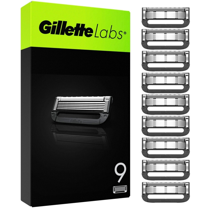 Gillette Rakblad Labs 9st in de groep BEAUTY & HEALTH / Haar & Styling / Scheren & Trimmen / Scheermessen & Accessoires bij TP E-commerce Nordic AB (D20986)