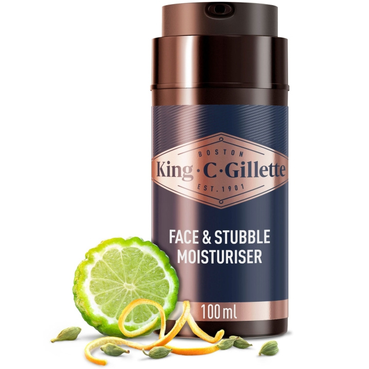 King C. Gillette Face & Stubble Moisturizer 100ml in de groep BEAUTY & HEALTH / Haar & Styling / Baardverzorging / Baardolie bij TP E-commerce Nordic AB (D20991)