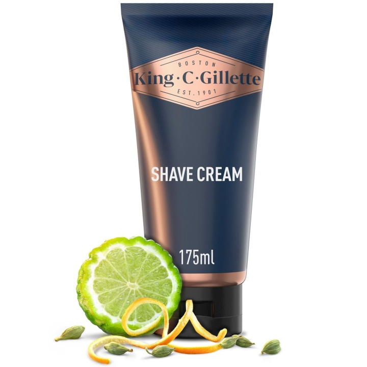 King C. Gillette Shaving Cream 175ml in de groep BEAUTY & HEALTH / Haar & Styling / Scheren & Trimmen / Scheermessen & Accessoires bij TP E-commerce Nordic AB (D20995)