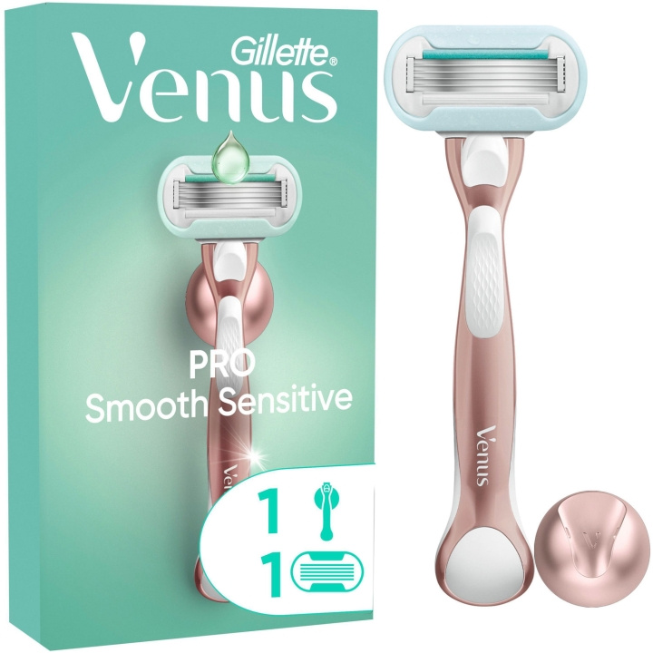 Gillette Rakhyvel Pro Smooth Sensitive + 1st rakblad in de groep BEAUTY & HEALTH / Haar & Styling / Scheren & Trimmen / Scheermessen & Accessoires bij TP E-commerce Nordic AB (D20999)