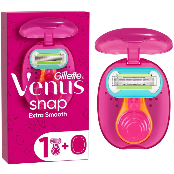 Gillette Rakhyvel Extra Smooth Snap + 1st rakblad in de groep BEAUTY & HEALTH / Haar & Styling / Scheren & Trimmen / Scheermessen & Accessoires bij TP E-commerce Nordic AB (D21002)