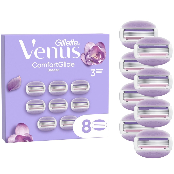 Gillette Rakblad Comfortglide Breeze 8st in de groep BEAUTY & HEALTH / Haar & Styling / Scheren & Trimmen / Scheermessen & Accessoires bij TP E-commerce Nordic AB (D21003)