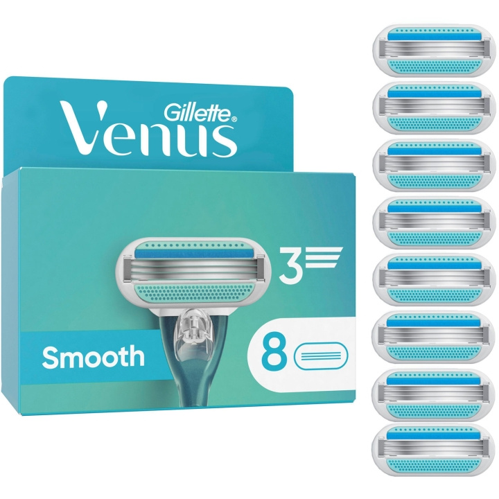 Gillette Rakblad Smooth 8st in de groep BEAUTY & HEALTH / Haar & Styling / Scheren & Trimmen / Scheermessen & Accessoires bij TP E-commerce Nordic AB (D21004)