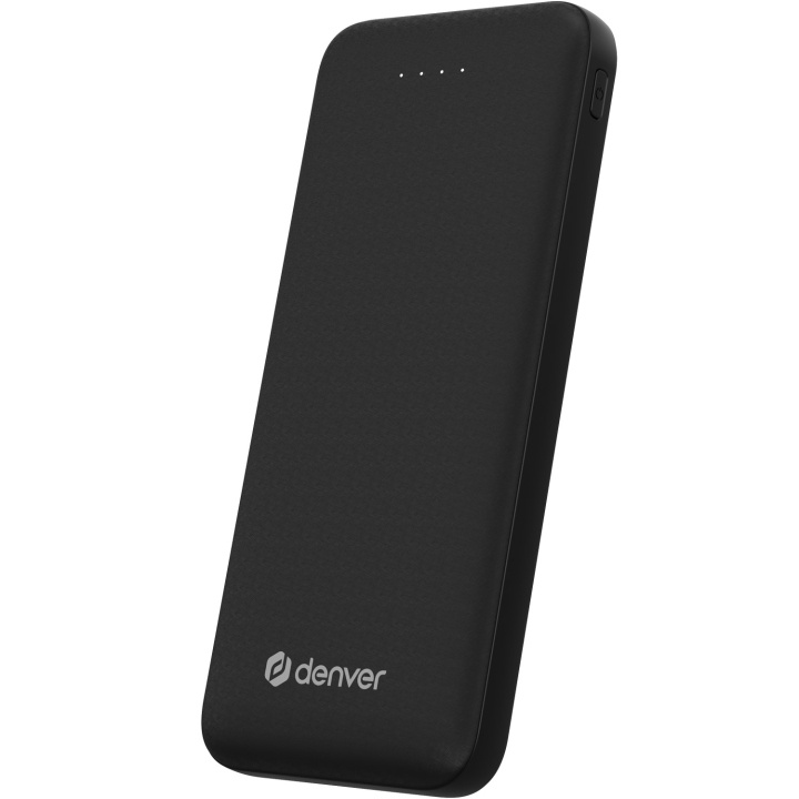 Denver PowerBank 10.000 mAh 10W Svart in de groep SMARTPHONE & TABLETS / Opladers & Kabels / Powerbanks bij TP E-commerce Nordic AB (D21011)