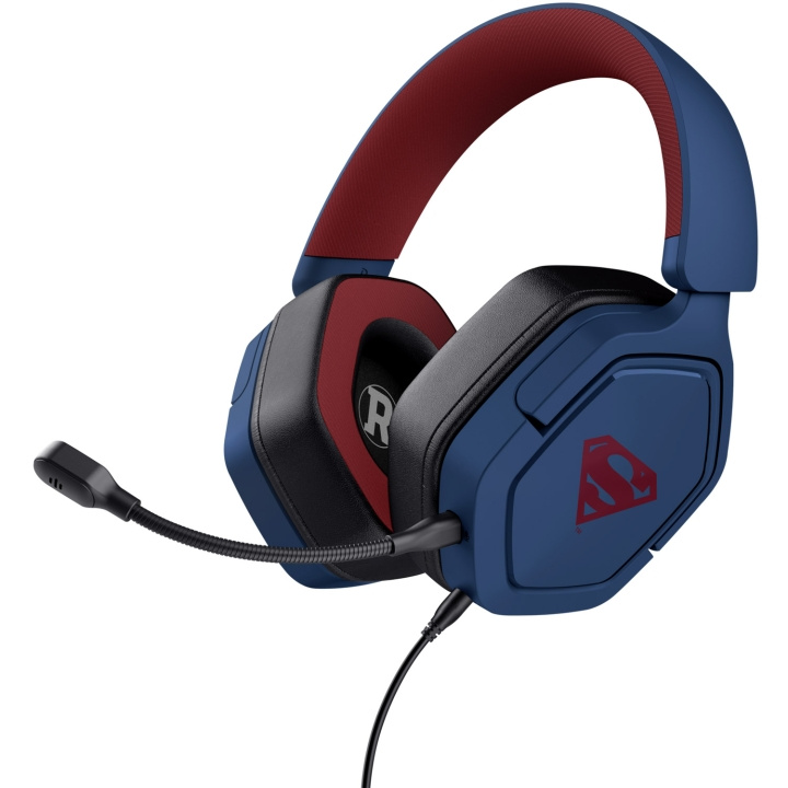Trust GXT 492SM Carus Gamingheadset Superman in de groep COMPUTERS & RANDAPPARATUUR / GAMING / Koptelefoon bij TP E-commerce Nordic AB (D21037)