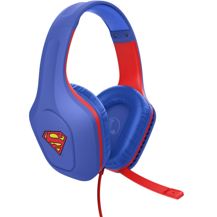 Trust GXT 416SM Zirox Gamingheadset Superman in de groep COMPUTERS & RANDAPPARATUUR / GAMING / Koptelefoon bij TP E-commerce Nordic AB (D21038)