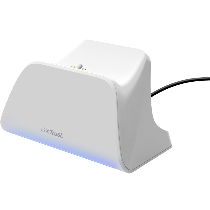 Trust GXT 255W Snabbladdningsställ för PS5-handkontroll Vit in de groep HOME ELECTRONICS / Spelconsoles en accessoires / Sony PlayStation 5 bij TP E-commerce Nordic AB (D21062)