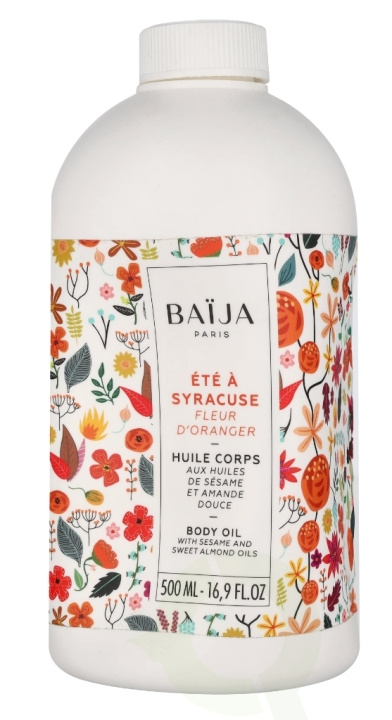Baija Paris Baija Ete A Syracuse Body Oil Orange Blossom 500 ml in de groep BEAUTY & HEALTH / Huidsverzorging / Lichaamsverzorging / Lichaamsolie bij TP E-commerce Nordic AB (D21112)