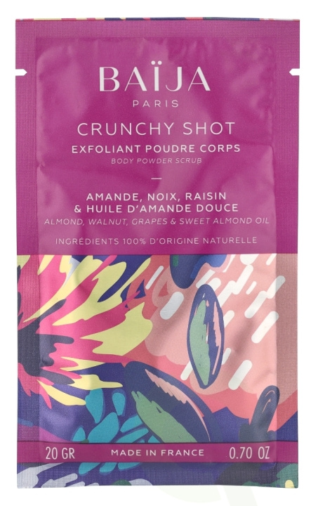 Baija Paris Baija Body Powder Scrub Crunchy Shot 20 g in de groep BEAUTY & HEALTH / Huidsverzorging / Gezicht / Scrub / Peeling bij TP E-commerce Nordic AB (D21119)