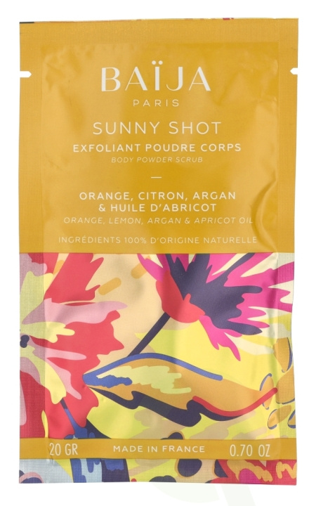 Baija Paris Baija Body Powder Scrub Sunny Shot 20 g in de groep BEAUTY & HEALTH / Huidsverzorging / Gezicht / Scrub / Peeling bij TP E-commerce Nordic AB (D21121)