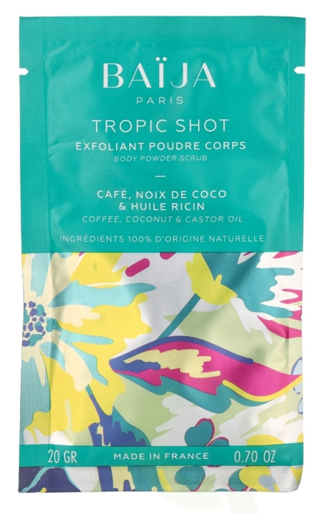 Baija Paris Baija Body Powder Scrub Tropic Shot 20 g in de groep BEAUTY & HEALTH / Huidsverzorging / Gezicht / Scrub / Peeling bij TP E-commerce Nordic AB (D21122)