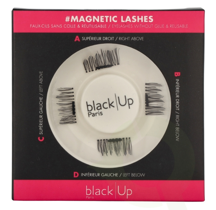 Black Up Magnetic Eyelashes 4 piece #02 in de groep BEAUTY & HEALTH / Makeup / Ogen & Wenkbrauwen / Nepwimpers bij TP E-commerce Nordic AB (D21127)
