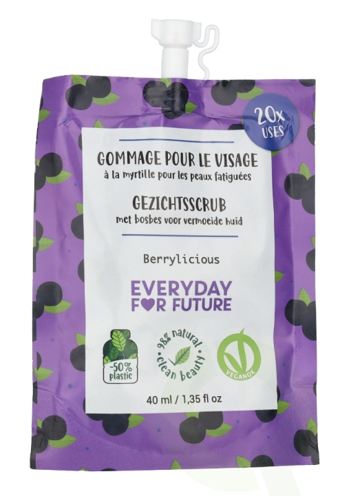 Everyday For Future Face Scrub 40 ml 20 Uses - Berrylicious in de groep BEAUTY & HEALTH / Huidsverzorging / Lichaamsverzorging / Body lotion bij TP E-commerce Nordic AB (D21154)