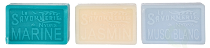 La Savonnerie De Nyons Soap Bar Set 300 g 3x100gr Blue in de groep BEAUTY & HEALTH / Huidsverzorging / Lichaamsverzorging / Geurende zeep bij TP E-commerce Nordic AB (D21176)