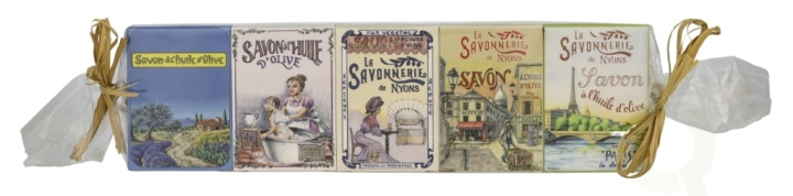 La Savonnerie De Nyons Soap Bar Set 5 Pcs - Paris 1.25 g 5x25gr in de groep BEAUTY & HEALTH / Huidsverzorging / Lichaamsverzorging / Geurende zeep bij TP E-commerce Nordic AB (D21178)